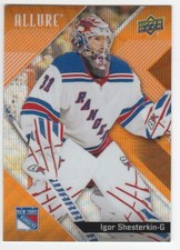 HOCKEY NHL 24 /25 UD ALLURE ORANGE SLICE IGOR SHESTERKIN NYR  #35