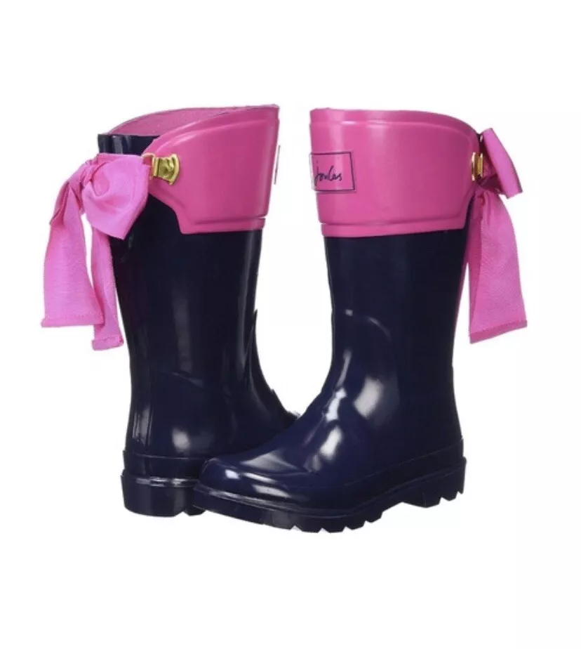 Joules bow back wellies hotsell