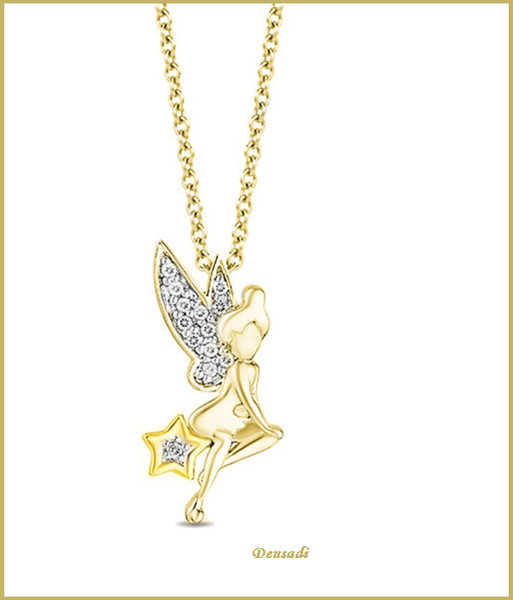 CADENA Y COLGANTE CON EL CAMPANILLA CON LA ESTRELLA DE ACERO Y CRISTAL