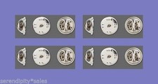 50 Replacement CLUTCH BACKS for Tie Tacks / Pins / Pinch Clasp / Silver Brass