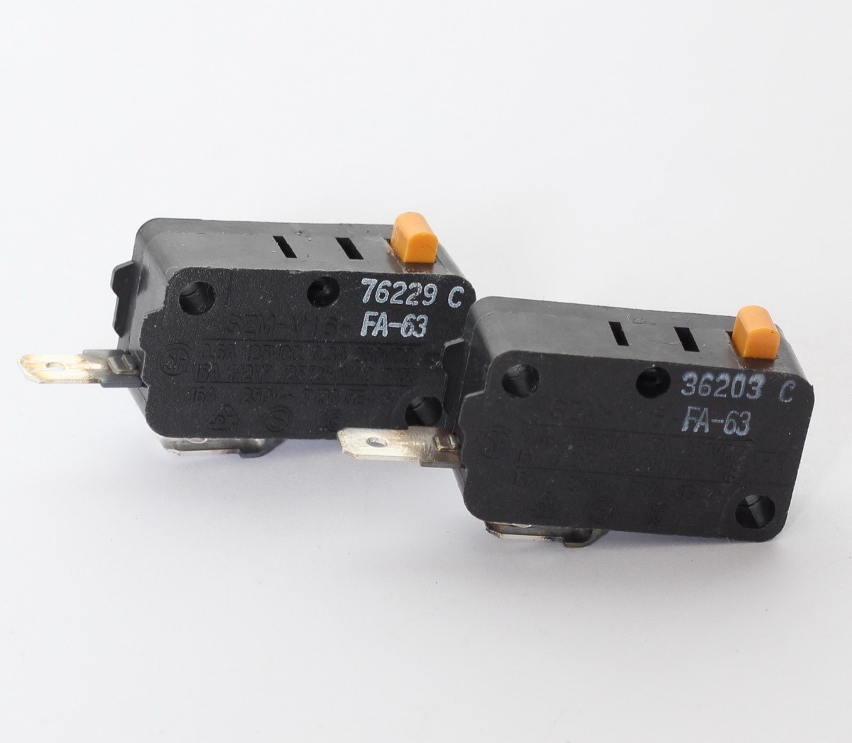2pcs) Genuine Starion SZM-V16-FA-63 NO Microwave Switch OEM GE