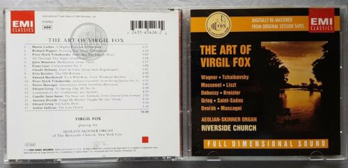 FJ) The Art Of Virgil Fox Riverside Church Wagner Emi CD Clásico - Bild 1 von 3