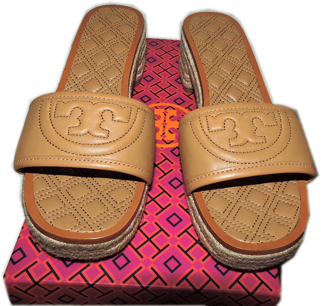 tory burch quilted flat espadrille