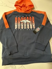 Denver Broncos Youth Hoodie Large 14-16 Retails For 80