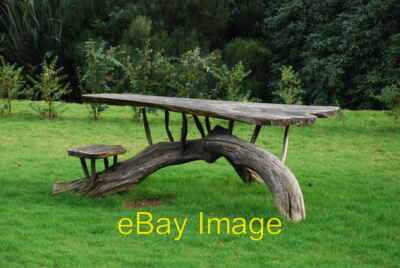 Photo 6x4 Bwrdd Picnic Plas Glyn y Weddw Picnic Table Llanbedrog Among th c2008