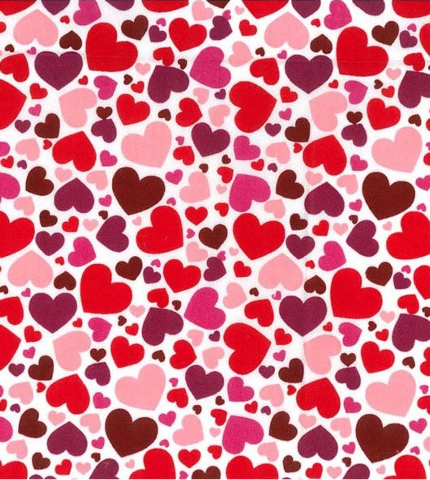 Tela De Poliéster Impresa - CORAZONES DE AMOR - Imagen 2 de 2