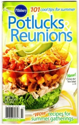 PILLSBURY Cookbook #305; 101 COOL TIPS FOR SUMMER: POTLUCKS & REUNIONS see index - Image 1 of 4