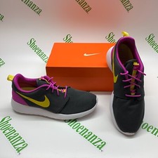 Nike Roshe One 511881 035 Anthracite Hyper Magenta Yellow Sneakers Shoes Men 8