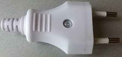 EUROSTECKER weiss 2-polig  KNICKSCHUTZTÜLLE ALLES ZUM SCHRAUBEN EUROKUPPLUNG 