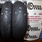 Dunlop Sportsmax Qualifier 180 55 17 120 70 17 Motorcycle Tyres Partworn V21