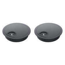 2 Pack Desk Grommet 2 Inch 50mm, Zinc Alloy Computer Desk Wire Hole Cover, Of...