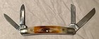 Parker-Imai Small Congress Pocketknife, 4 Blade, Fat Bone-Stag, 3 1/8” Closed — photo 1