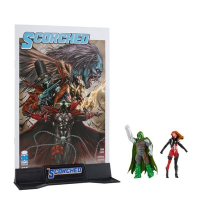 Mcfarlane Toys Spawn Page Puncher 2-Pack With She Spawn And Curse 3-Inch Comic