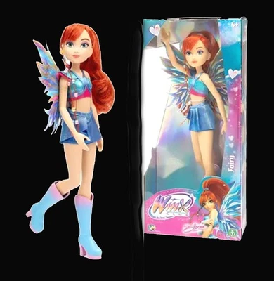 Winx Club Fairy, Fee Bloom mit Glitzerflügel NEU/OVP