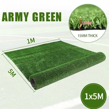 Premium Quality UV Resistant Artificial Grass Mat 15Mm Thick Fire Retardant PP+P