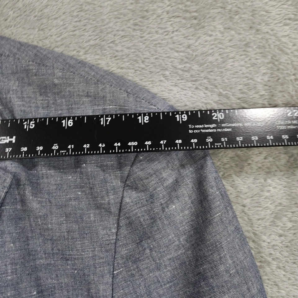 J. Traje CREW Ludlow 40S Clásico Mezcla de Lino 33x31.5 Pantalones Diseñador Somelos Foto 4 de 4