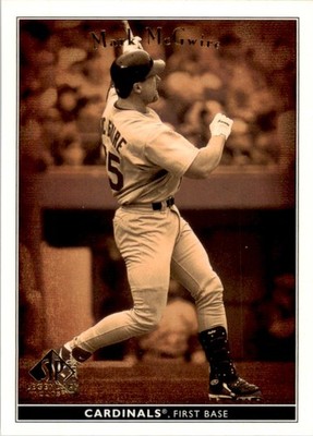 2002 SP Legendary Cuts #50 Mark McGwire St. Louis Cardinals