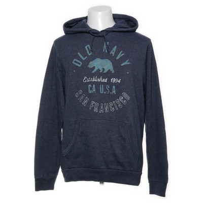 Old Navy, Kapuzenpullover, Größe: L, Blau, Baumwolle/Polyester, Print #VkI