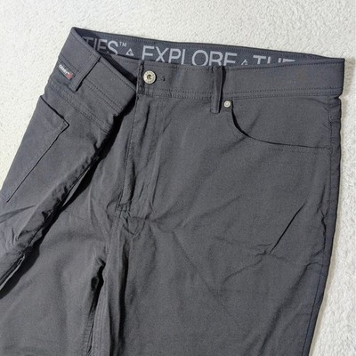 NEW Gerry Pants Mens 40/30 Black Stretch Outdoor Hiking Adventure
