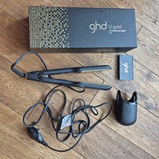 GHD V Gold Professional Styler Max Hair Straighteners in Black. Used once