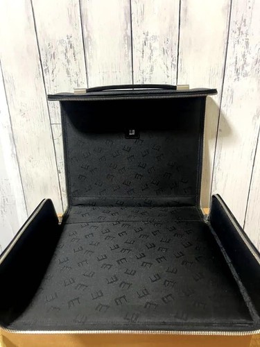 Good condition Dunhill Business 2way Square Shoulder Bag Navy Mens - Picture 4 of 13
