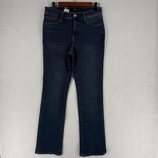 Express Bootcut Jeans Womens 10 Blue Medium Wash Mid Rise Stretch Denim 30x31