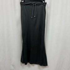 Saree Underskirt Gray Blue Drawstring Polyester XS Small New Without Tags