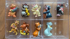 ARISTOCATS - &Uuml;-EI Figuren Komplettsatz von 1989 mit Aufbewahrungsbox