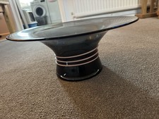 Elegant Large vintage  Retro Glass Fruit Bowl Kitchen Counter & Dining Table