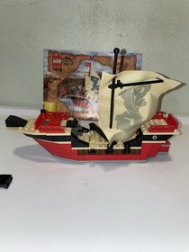 LEGO Adventurers: Emperor's Ship 7416   Incomplete w/instructions And 1 Minifig