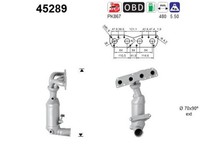 Katalysator As 45289 FüR Peugeot 207 208 1 Sw 308 Partner Tepee 508 Cc 3008 2008