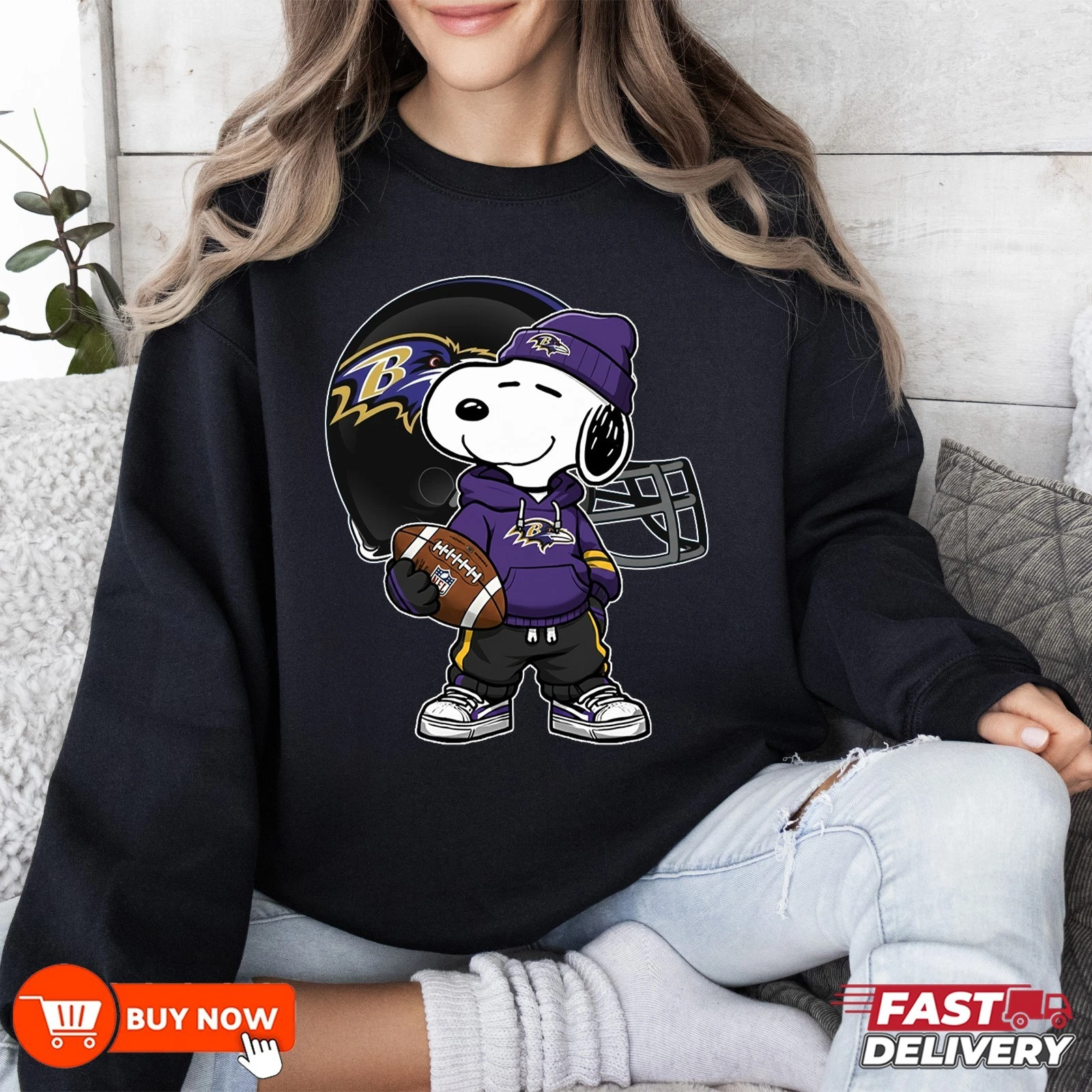 Baltimore Ravens Football Sweatshirt