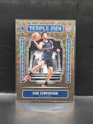 2023-24 Panini Phoenix- Cade Cunningham #9 Temple Men Bronze Lazer #d/49 Pistons
