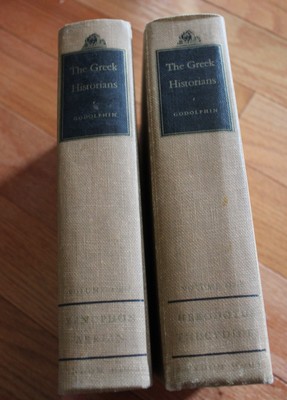 The Greek  Historians in 2 Volumes Herodotus, Thucydides, Xenophon, Arrian 1942