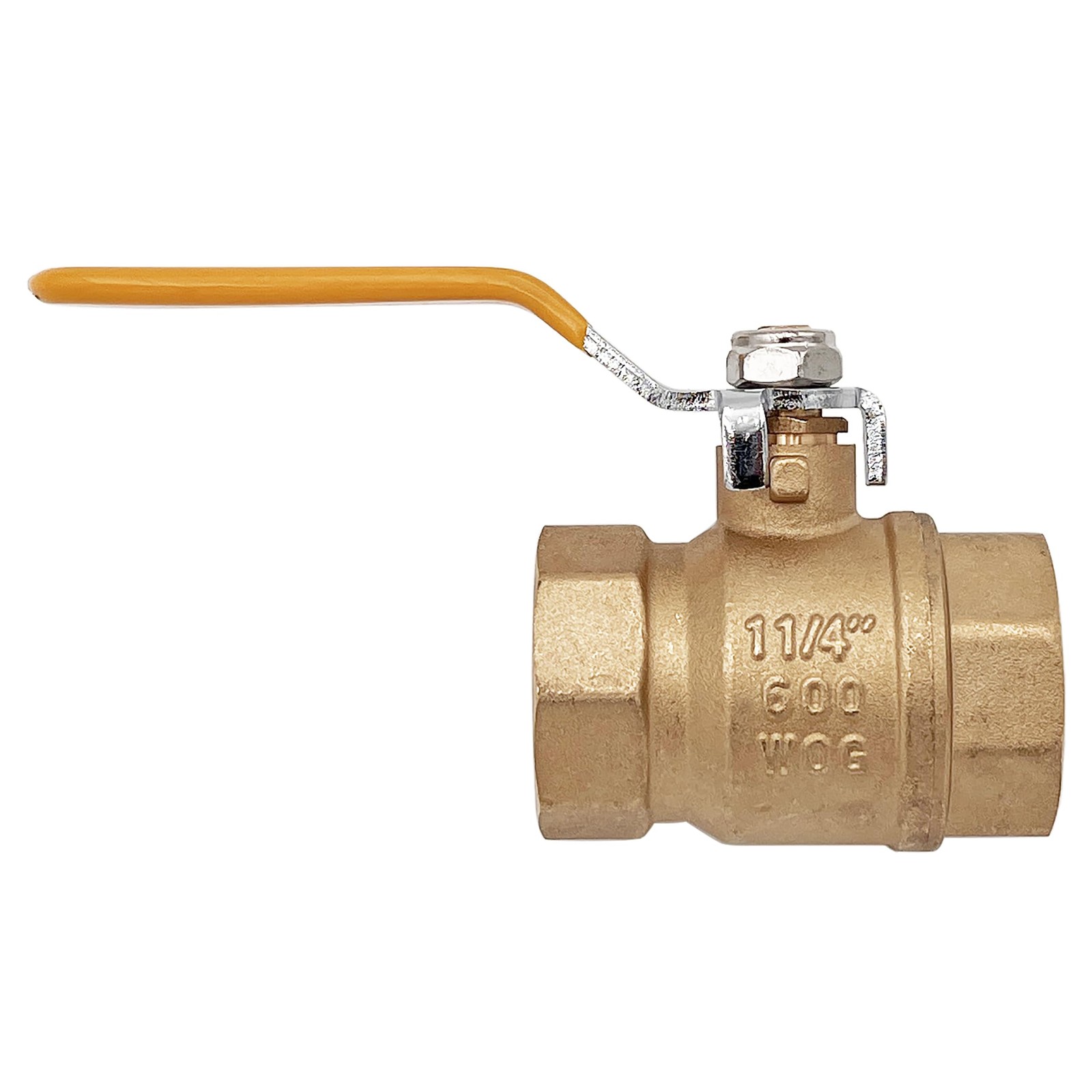 1-1/4 Full Port Ball Valve, 1-1/4 inch Lead-Free Brass Ball Valve, Female