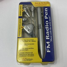 Advantage Industries Vintage Pen FM Radio Combination In Original Package NEW