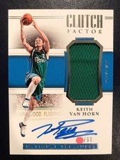Premium Edition Autograph Jersey 18 19 Panini National Treasure Keith Van Horn