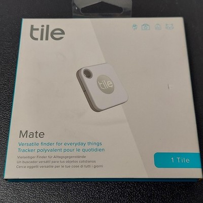 Tile Mate Bluetooth Tracker Versatile Finder White 1 Pack Key Finder 200ft Range