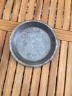 Vintage Metal Round Pie Dish Pan 9 in Embossed "BEST PIES" — photo 2