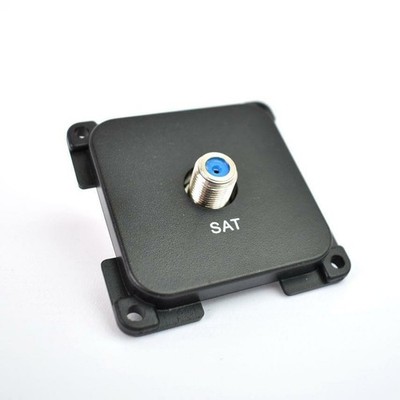 C-Line Sat Antennensteckdose schwarz CBE Caravan Wohnmobil Boot - PO417
