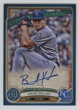 2019 Topps Gypsy Queen Auto Indigo 72/150 Brad Keller #GQA-BK Auto 14lc
