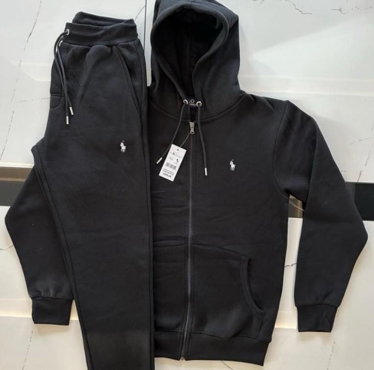 BRAND NEW* Polo Ralph Lauren Mens Tracksuit Black Size XL | eBay
