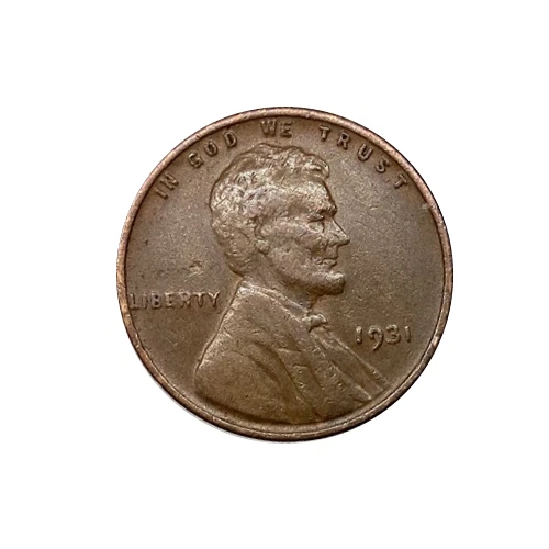 1931 Lincoln Wheat Penny Cent - G/VG Good or Better Very Nice