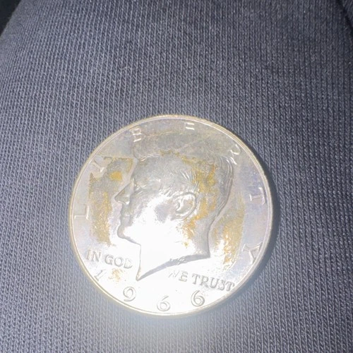 1966 Kennedy Half Dollar 50C Circulated 40% Silver US Coin KM#202