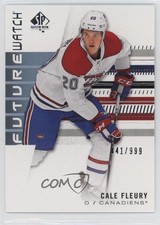 2019-20 SP Authentic Future Watch Rookies 41/999 Cale Fleury #201 m0p