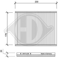 DCI1090 Filter, Innenraumluft FüR Fiat Bravo II (198_)