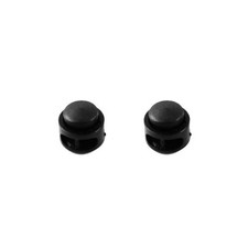 50 Pcs 7mm x 5mm Plastic Cord Locks for Cords of Luggage, Clothing Two Hole