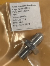 Atlas Specialty Products MS21900J4 Union , Military Standard Boss Nipple