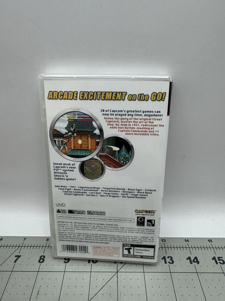 Capcom Classics Collection Remixed - PlayStation Portable (Psp) Case Fresh - Image 2 of 4