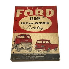 1961 Ford Truck Parts And Accessories Catalog Original April 1961